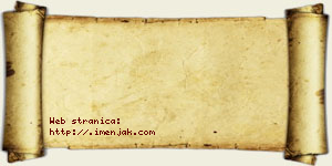 Jana Šimpraga vizit kartica